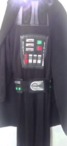 Kids Costumes to Hire - Darth Vader - CHILD - 8 Years - Cape, belt, onesie, mask - 4pce 